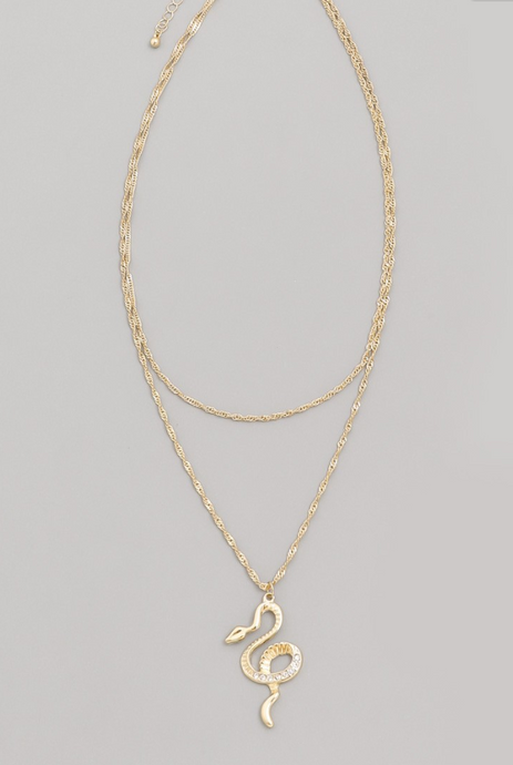 Chain Snake Necklace