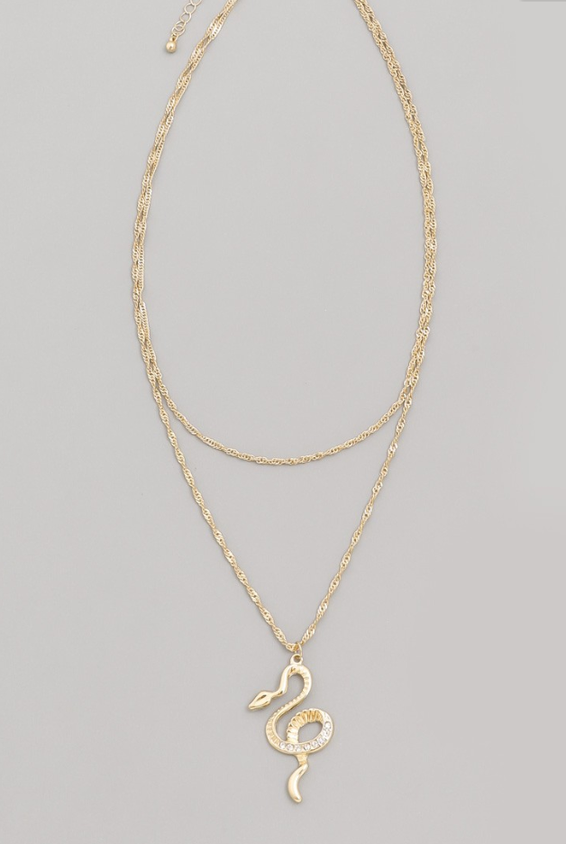 Chain Snake Necklace