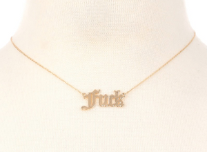 'Fuck' Necklace