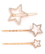 Load image into Gallery viewer, Star Hairpin Set