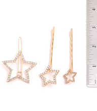 Load image into Gallery viewer, Star Hairpin Set